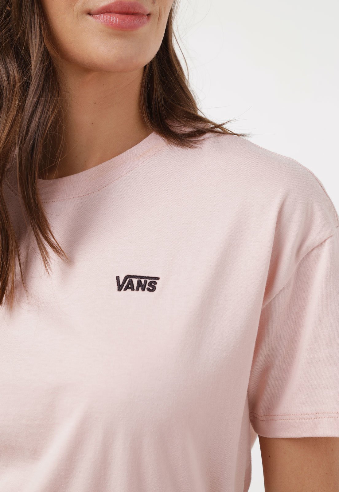 Vans Rosa Cotton Women T-Shirt