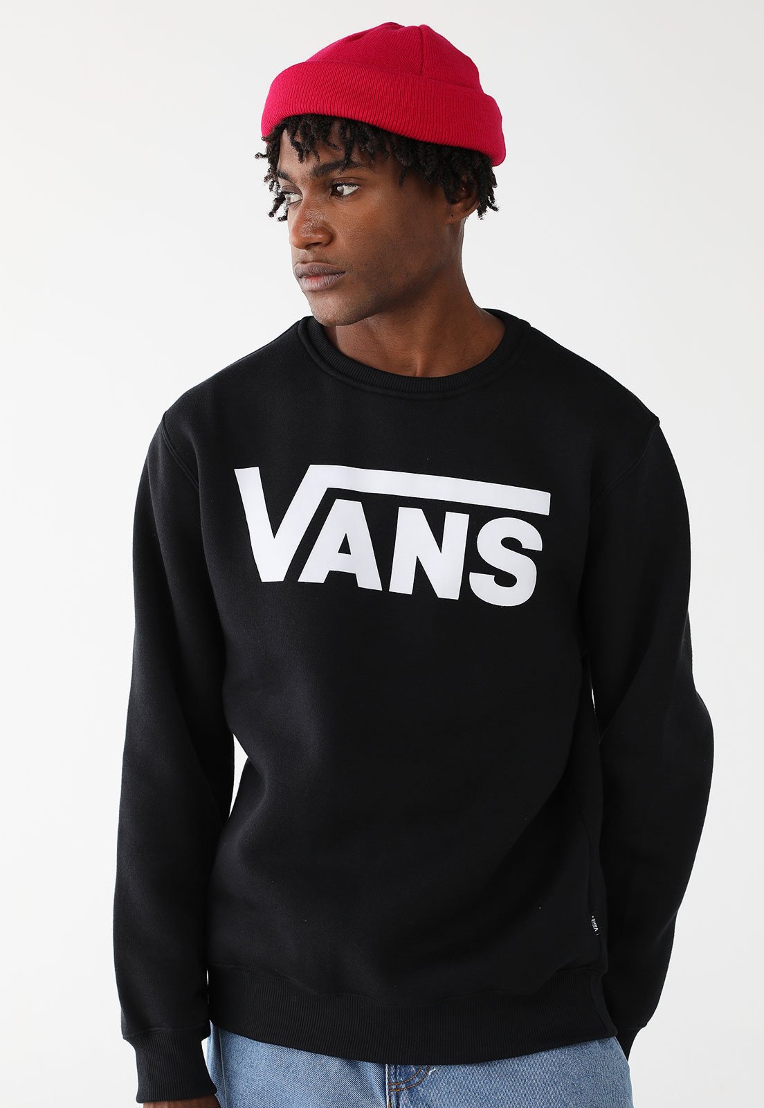 moletom vans classic crew