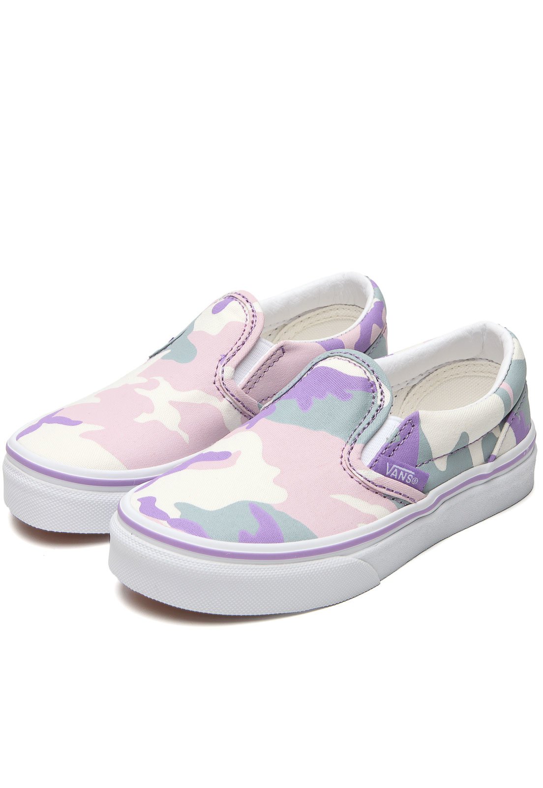 vans slip on rosa