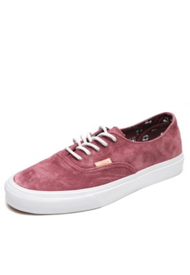 vans authentic couro