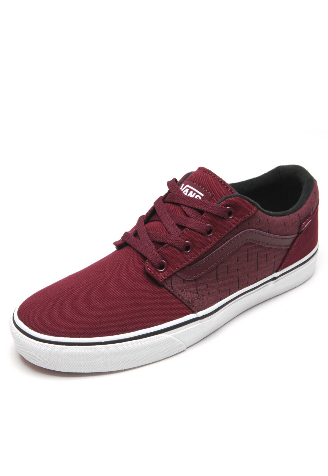 tênis vans mn chapman stripe vinho