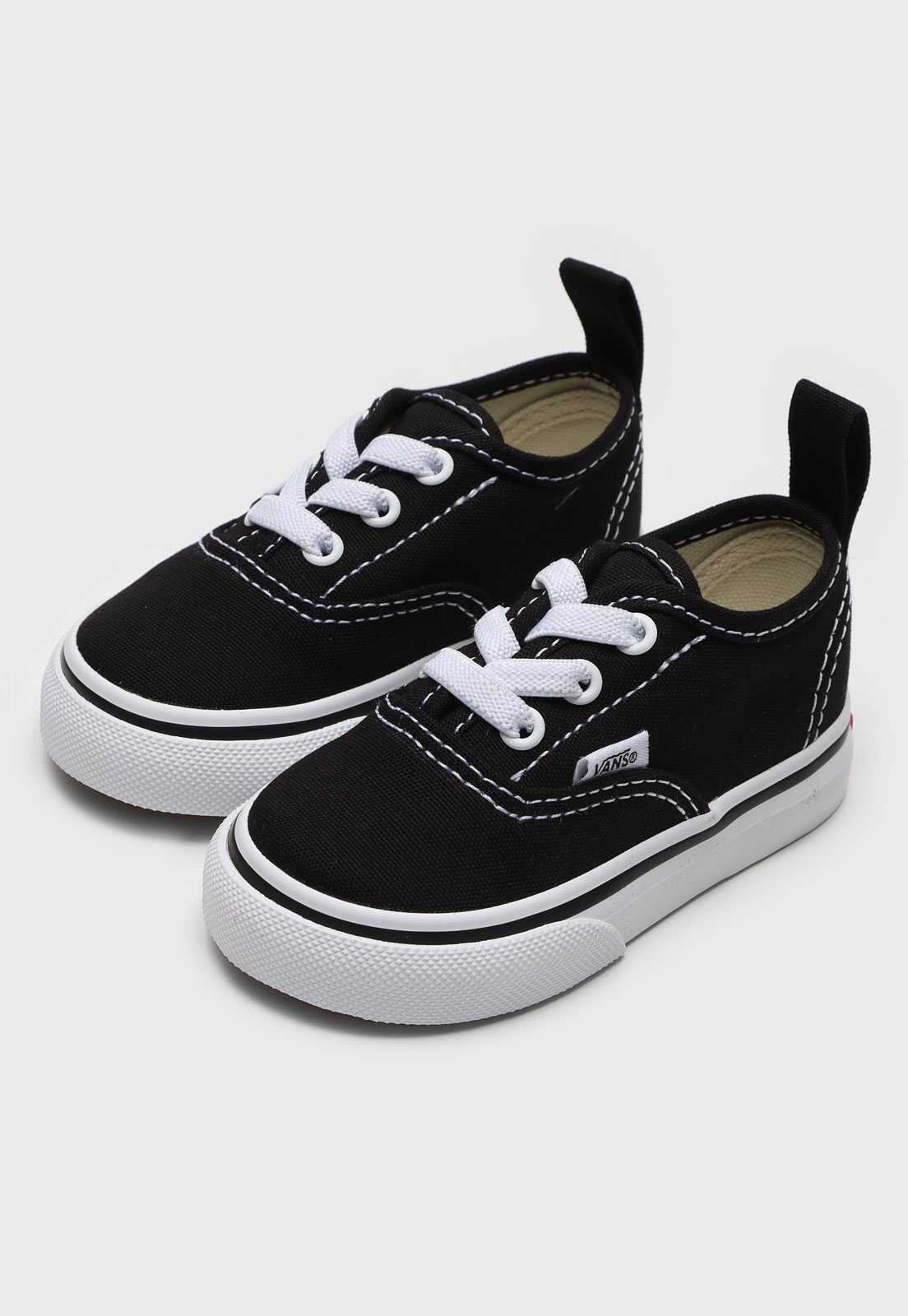 vans authentic preto infantil