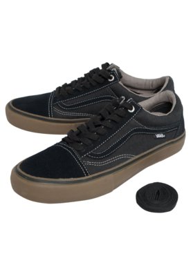 tênis vans old skool pro preto