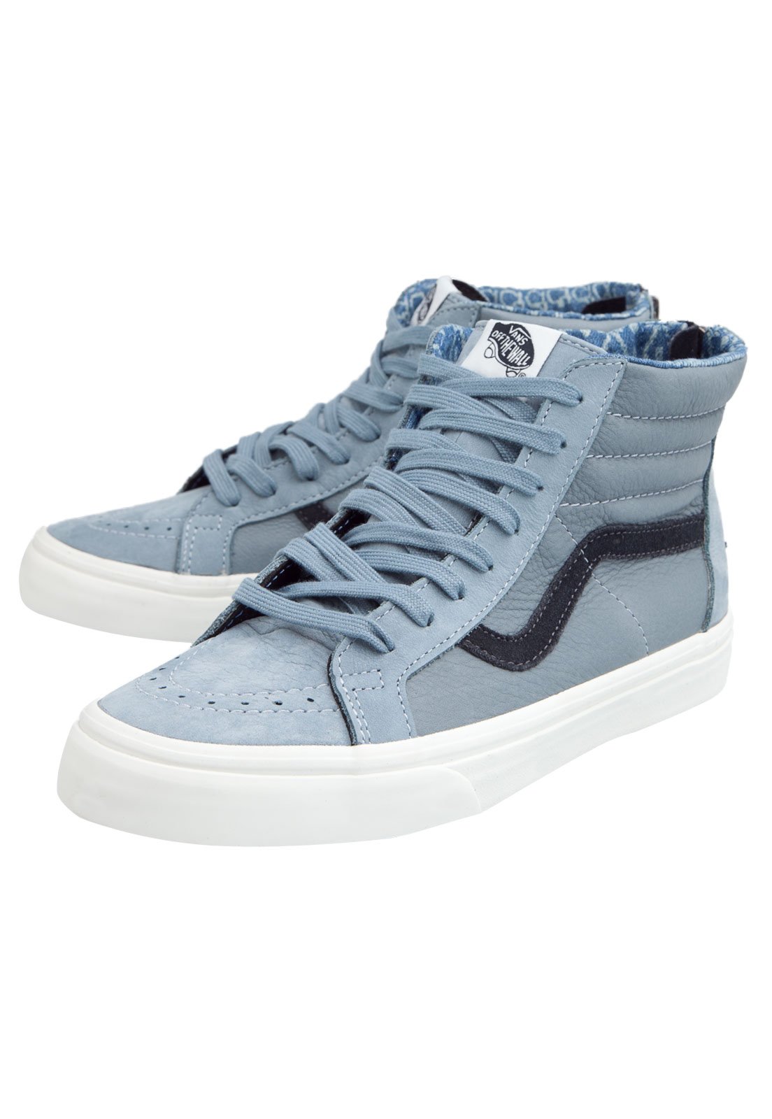 vans sk8 hi azul claro