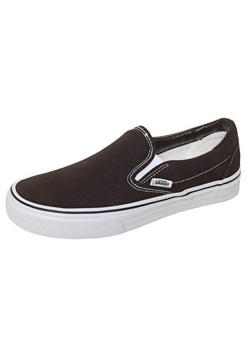 vans slip on preto feminino