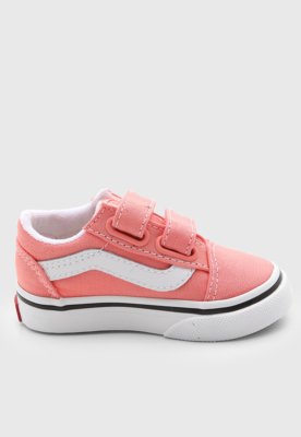 Tênis Infantil Vans Old Skool V Flower Rosa