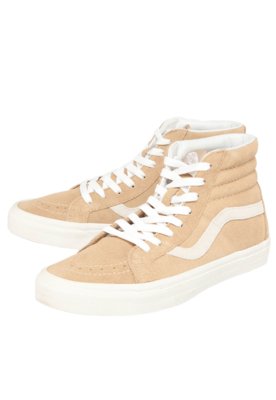 Vans de couro hot sale bege