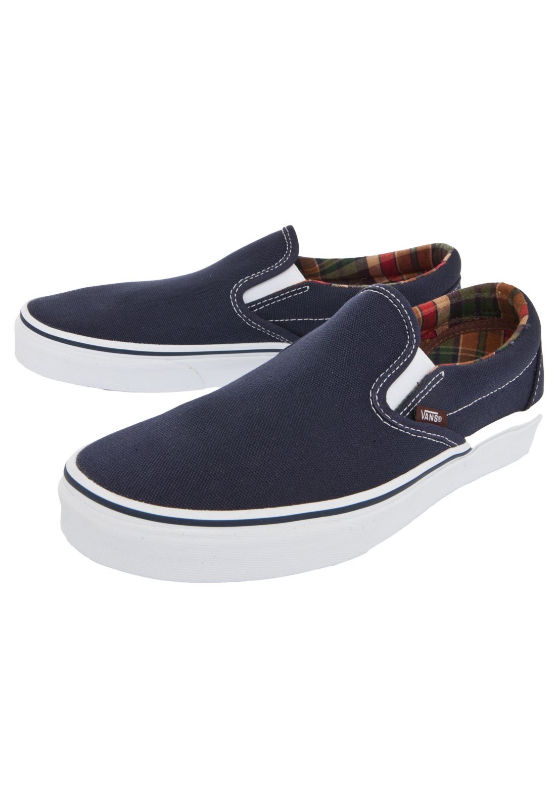 T nis Slip On Vans Classic Azul Marinho Compre Agora Dafiti Brasil