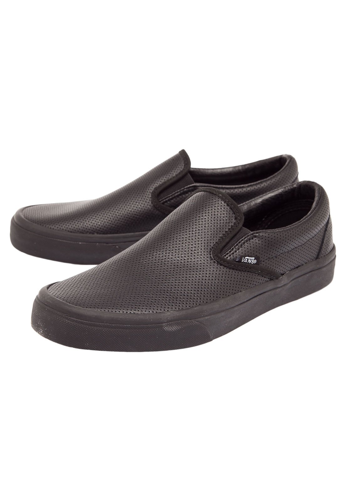 Slip on hot sale vans preto