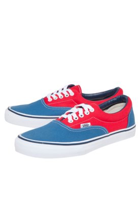 Tenis azul sale e vermelho