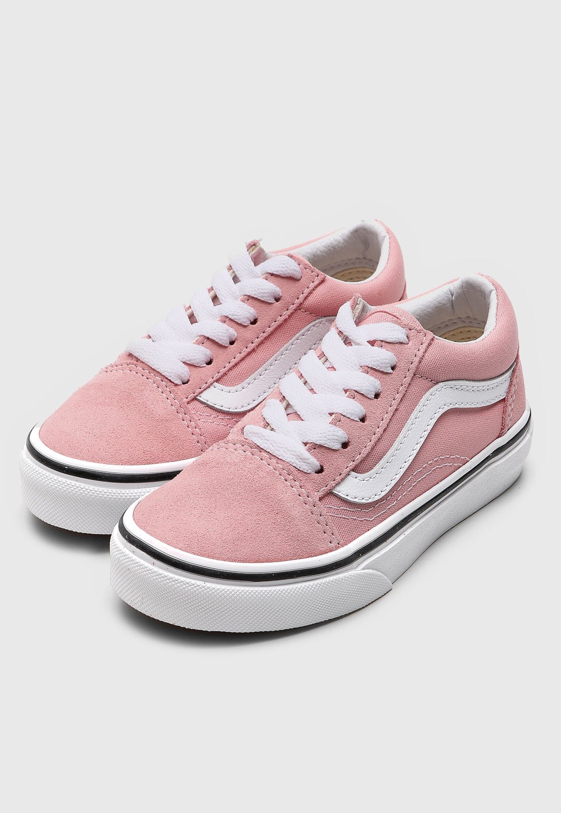 T nis Vans Infantil Uy Old Skool Rosa Compre Agora Dafiti Brasil