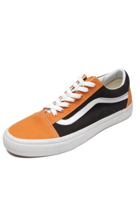 Tenis vans preto e hot sale amarelo