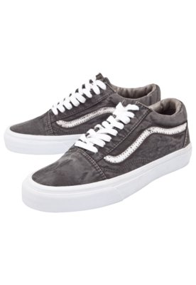 Tenis vans best sale cinza old skool