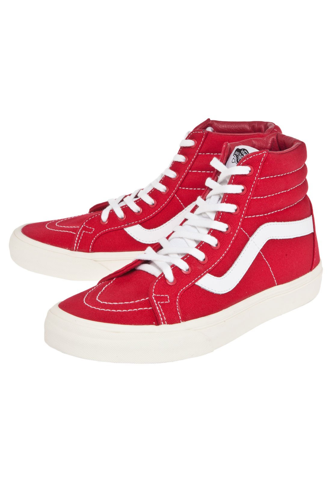 Vans hot sale sk8 vermelho