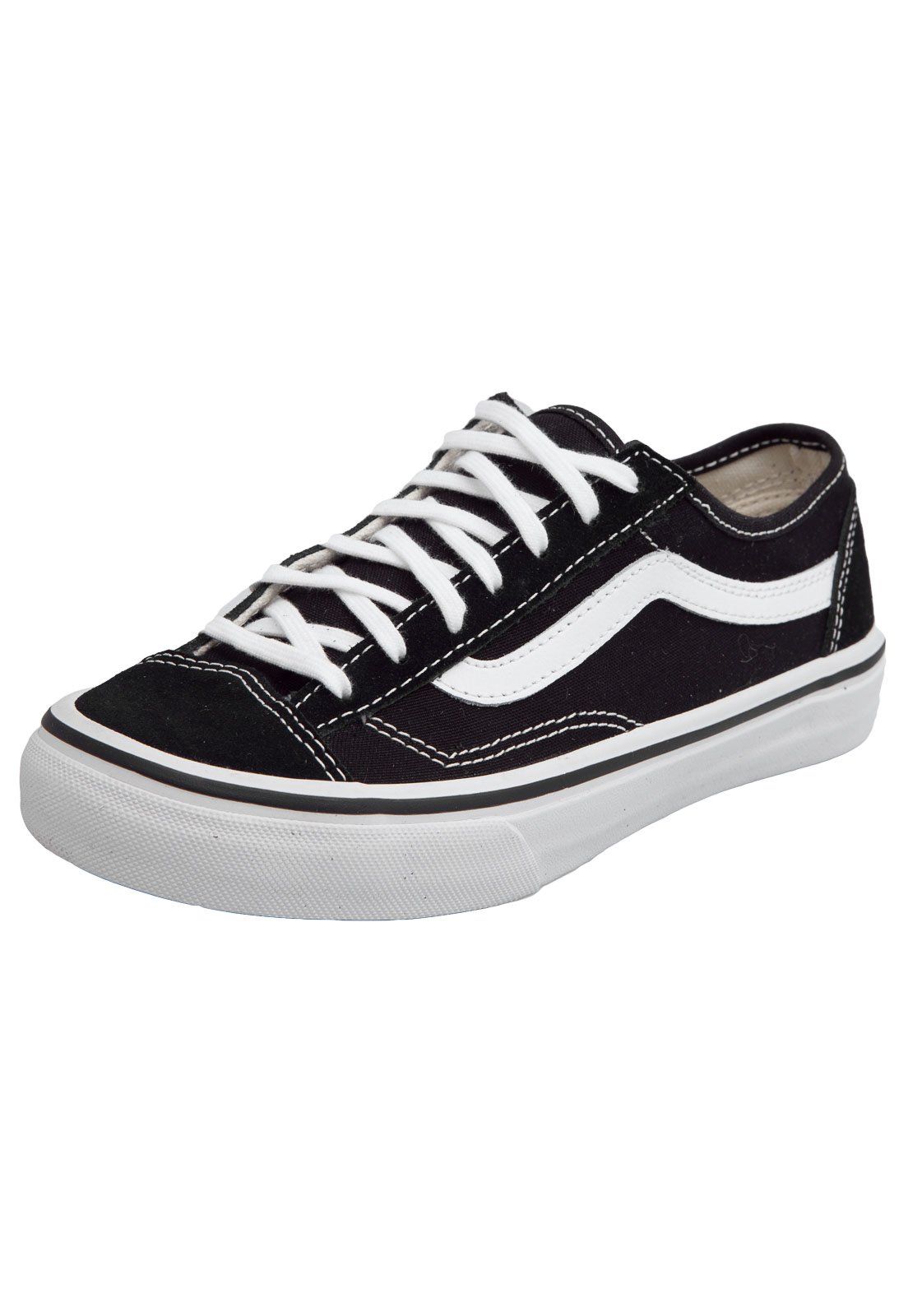 Vans style 36 slim hot sale black