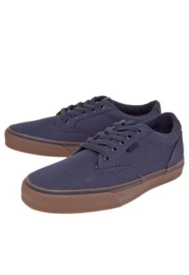 Vans azul fashion e marrom