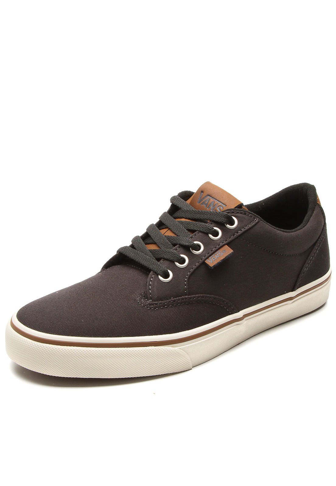 Vans store preto marrom