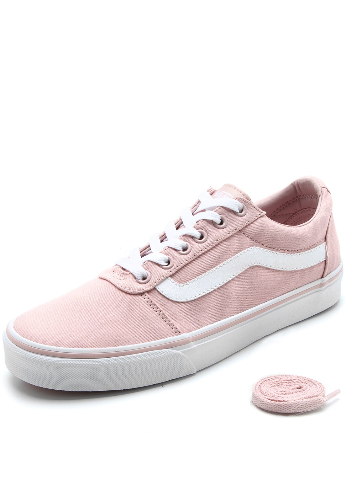 Tenis rosa e 2024 branco da vans