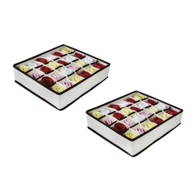 Organizador Colmeia de Calcinhas para Gavetas Vb Home com 24 nichos 2 peças é boa?