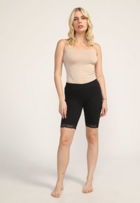 Bermuda Vero Moda Renda Preta