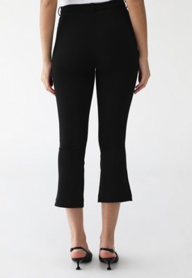Calça Vero Moda Flare Cropped Preta