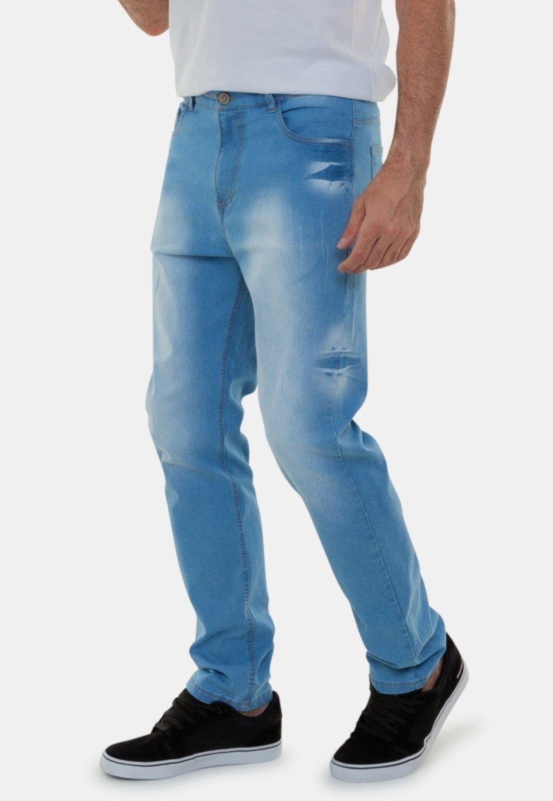 Calça Jeans Masculina Skinny Dia Dia Luxo Premium Azul Clara - La MoDa  Colella - Calças Jeans Masculina - Magazine Luiza