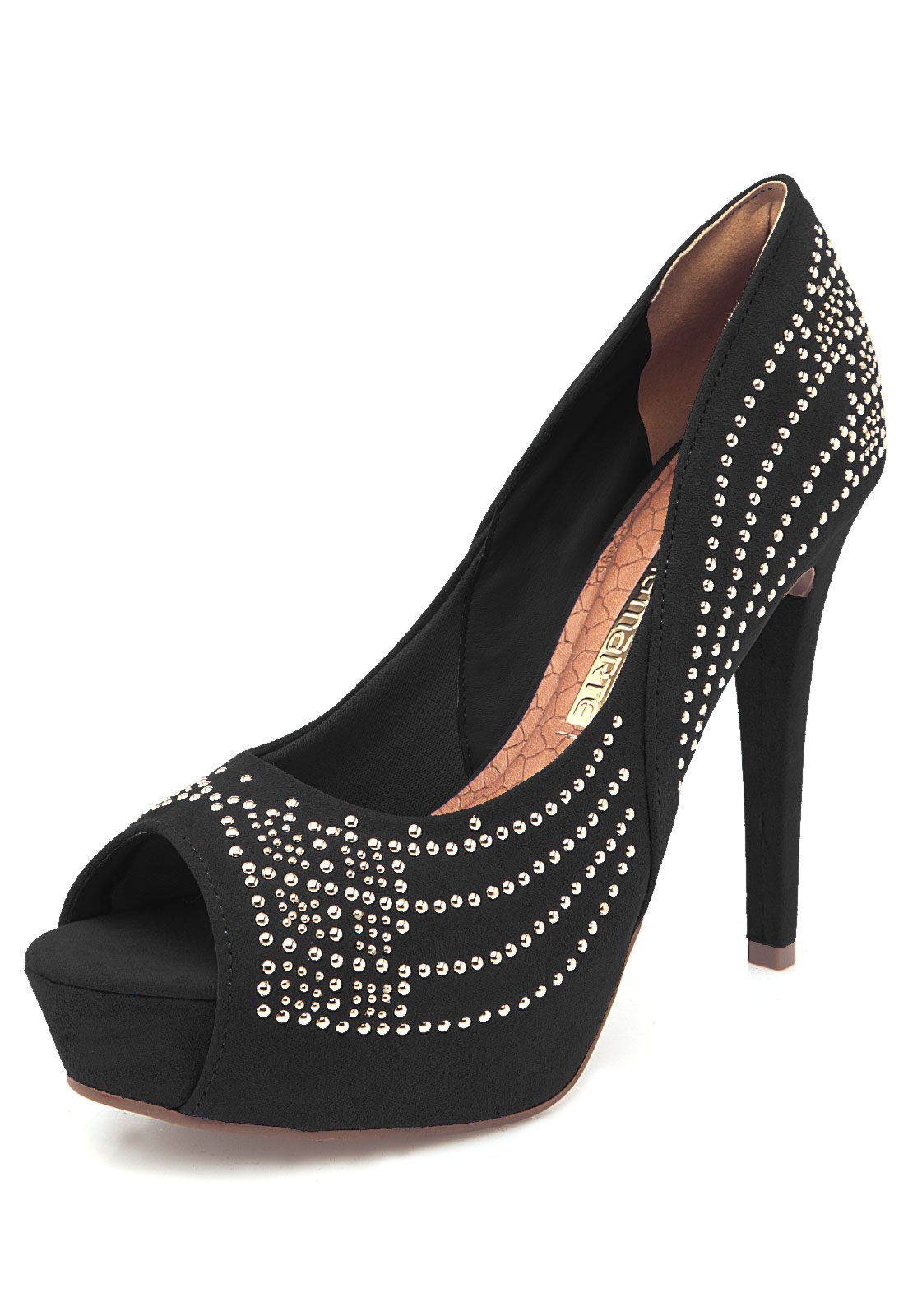 Peep toe via marte best sale meia pata