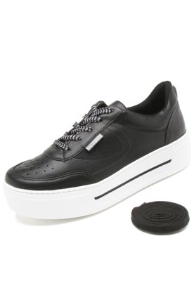 tênis via marte liso preto
