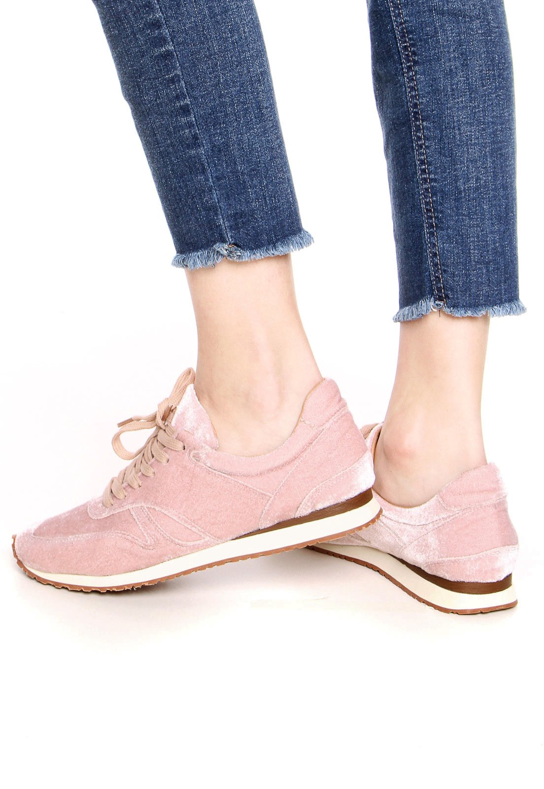 tênis jogging rosa nike
