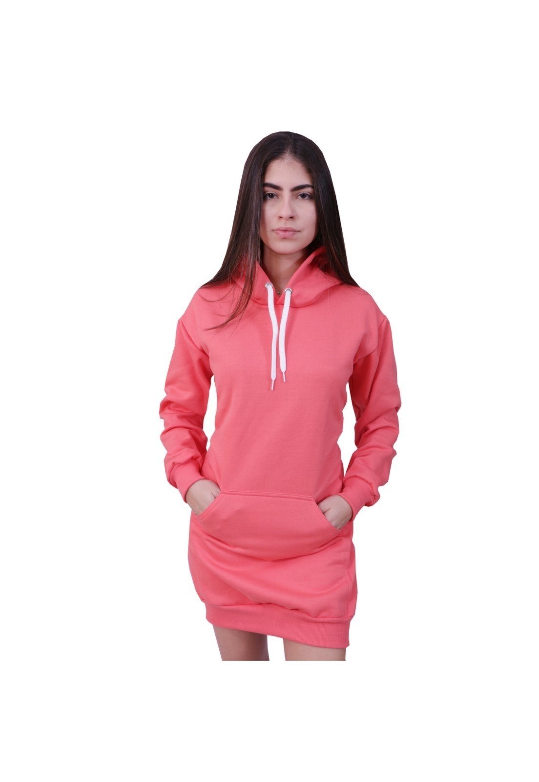 womens coral moletom com capuz