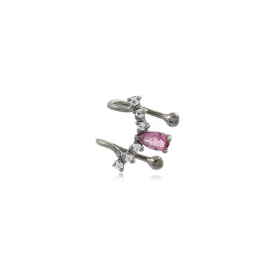 Brinco Viva Jolie Piercing Gotinha Rubi Fusion Ródio Negro Menor preço em Brinco Viva Jolie Piercing Gotinha Rubi Fusion Ródio Negro