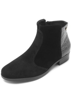 Bota Vizzano Lisa Preta Menor preço em Bota Vizzano Lisa Preta