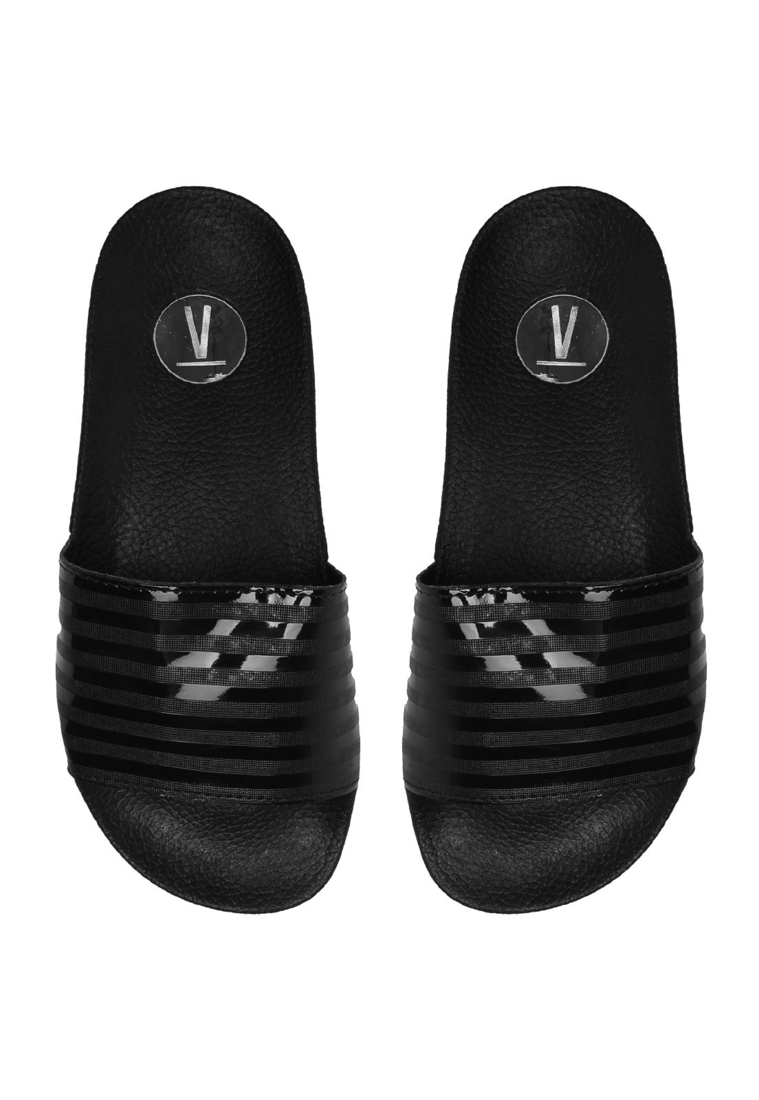 chinelo slide vizzano preto