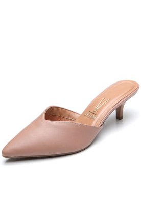 Mule Vizzano Salto Fino Nude Compre Agora Dafiti Brasil