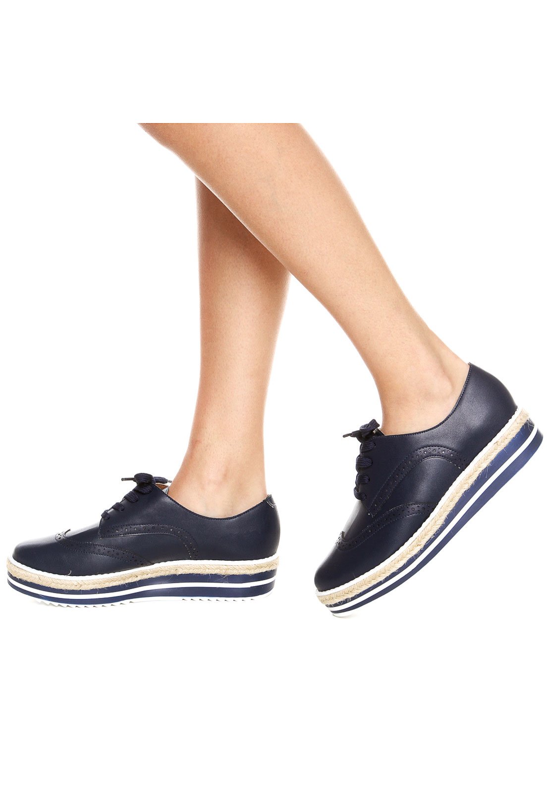 oxford azul marinho feminino