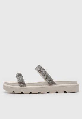 Rasteira Anabela Vizzano Hotfix Off-White