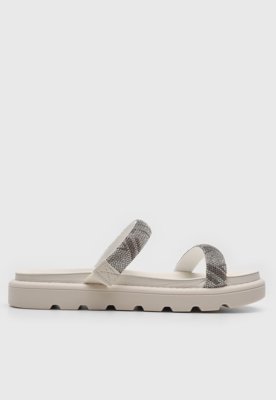 Rasteira Anabela Vizzano Hotfix Off-White