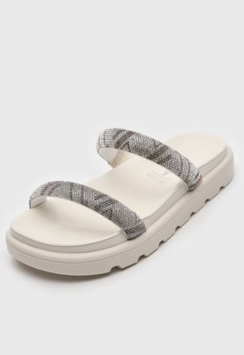 Rasteira Anabela Vizzano Hotfix Off-White