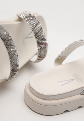 Rasteira Anabela Vizzano Hotfix Off-White