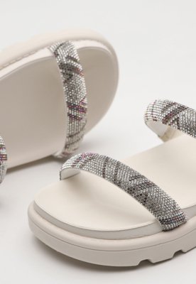 Rasteira Anabela Vizzano Hotfix Off-White