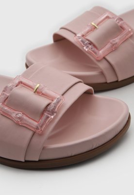 Rasteira Feminina Vizzano Slide Rosa