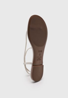 Rasteira Vizzano Tira Off-White