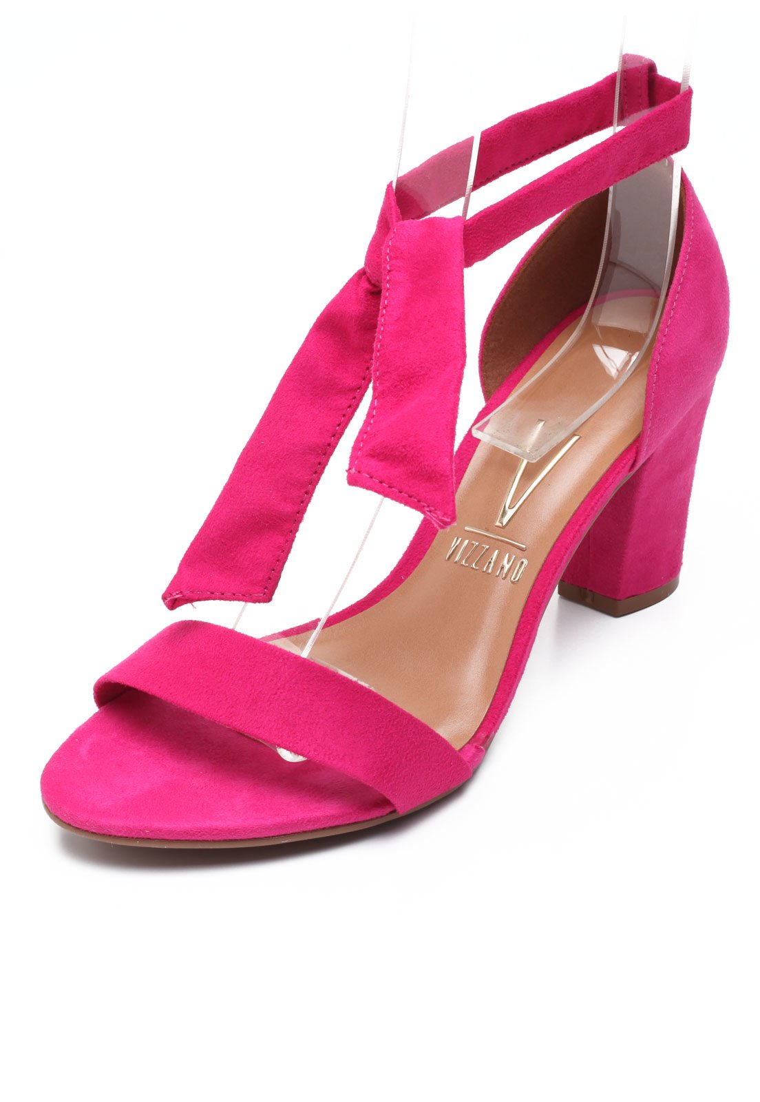 sandália rosa vizzano