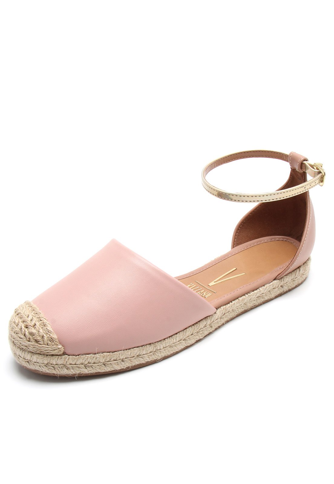 sandália vizzano espadrille rosa