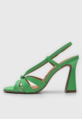 Sandália DAFITI SHOES Tiras Verde - Compre Agora