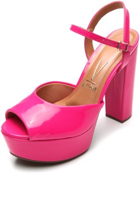 sandalia vizzano verniz rosa