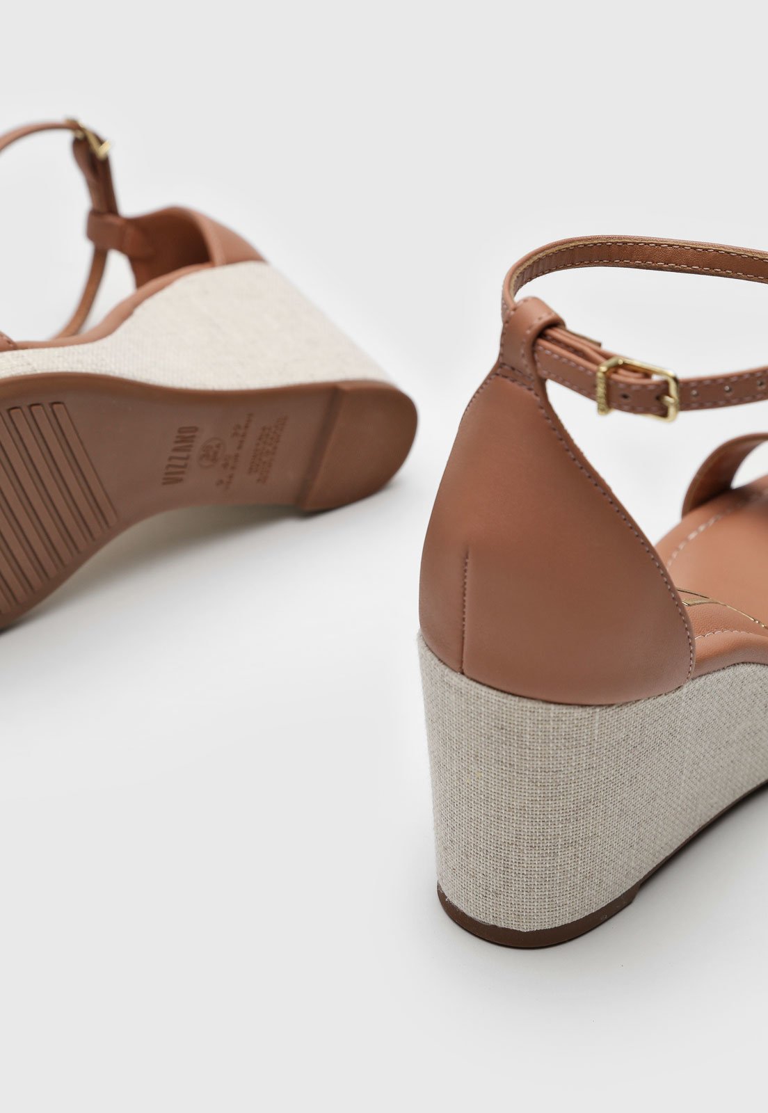 Sandália Anabela Vizzano Espadrilhe Bege - Compre Agora | Dafiti Brasil