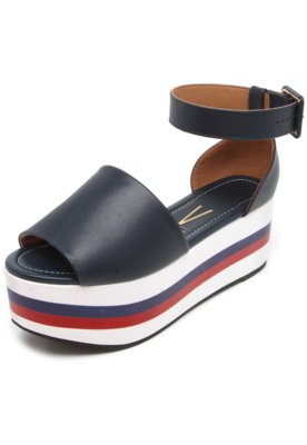 Sandalia flatform sales vizzano listras