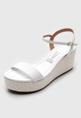 Sandalia hot sale plataforma branco