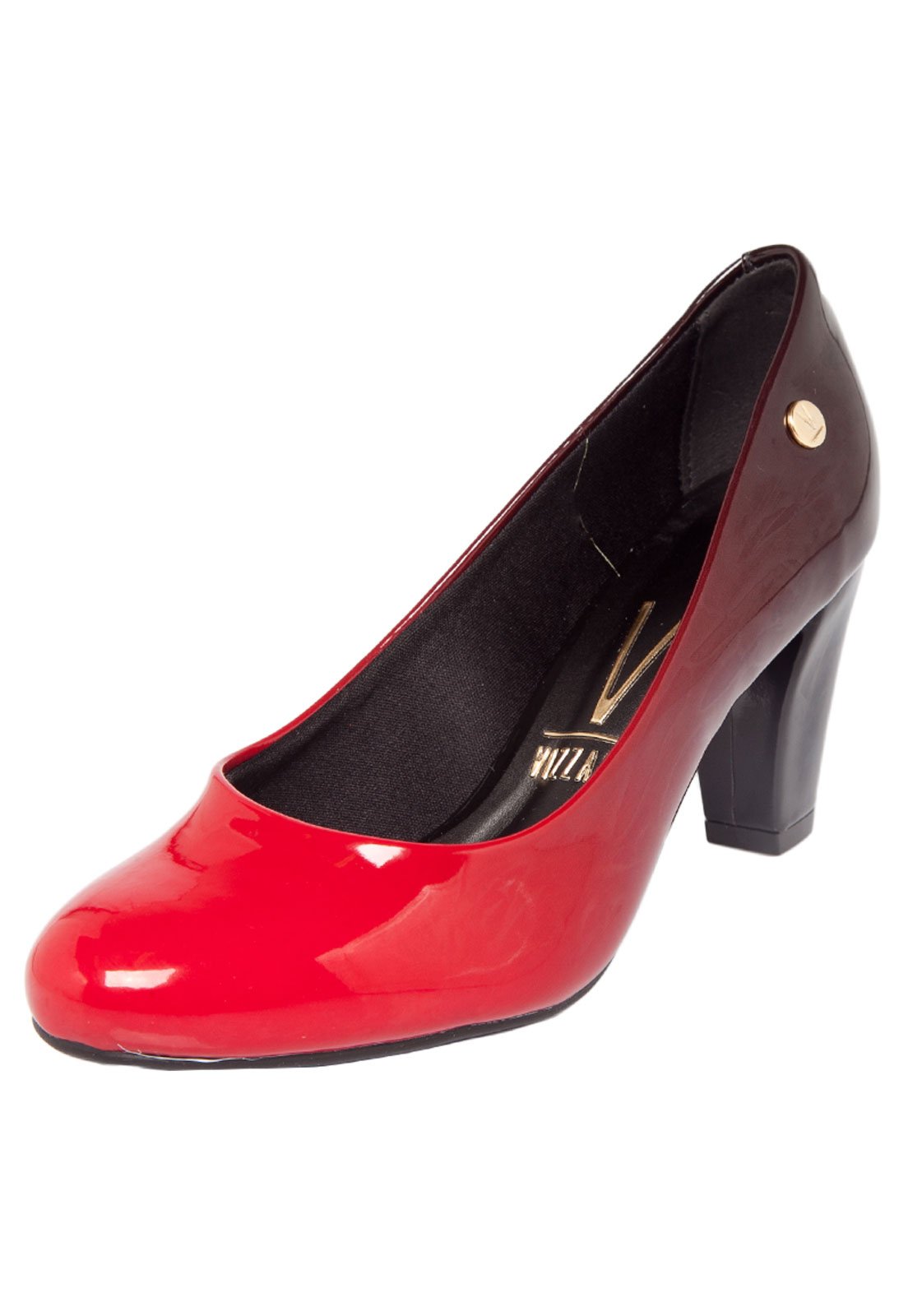 scarpin degrade vermelho